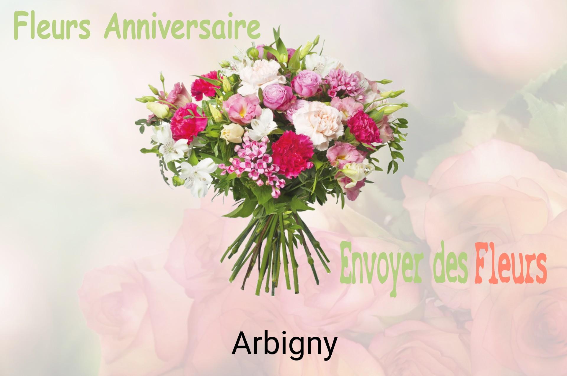 Bouquet de fleurs d’anniversaire livré à Arbigny